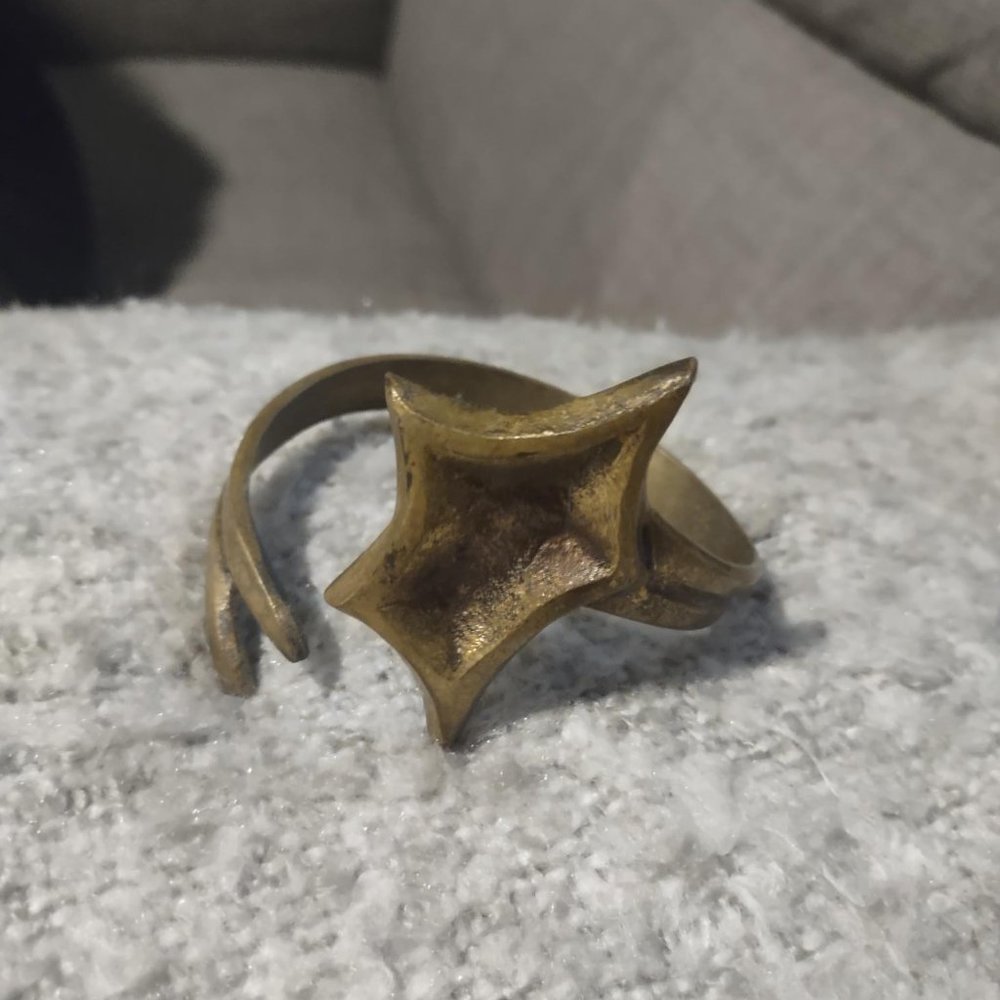 Brass Wraparound Cuff Bracelet
